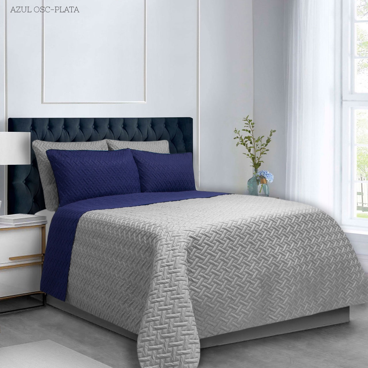 Cubre Cama Doble Faz 3 piezas