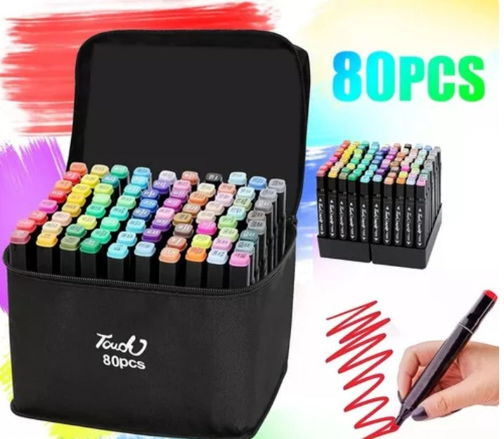 Kit de Marcadores con Punta Doble