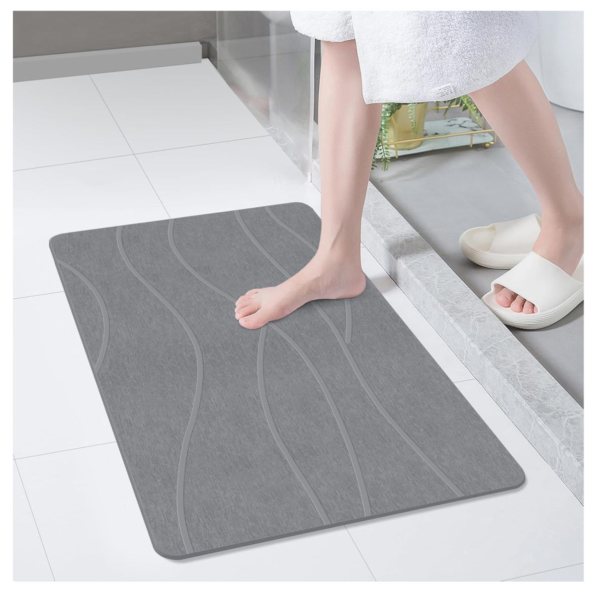 Tapete Absorbente de Piedra Diatomita