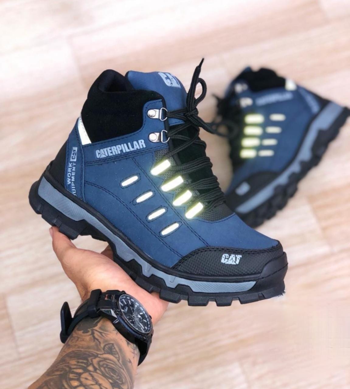 Bota Seguridad Cat Work Reflectiva