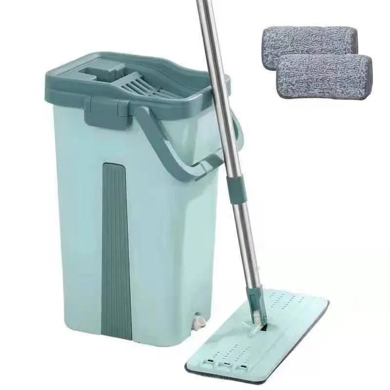 Flat Mop + Balde Lava y Seca