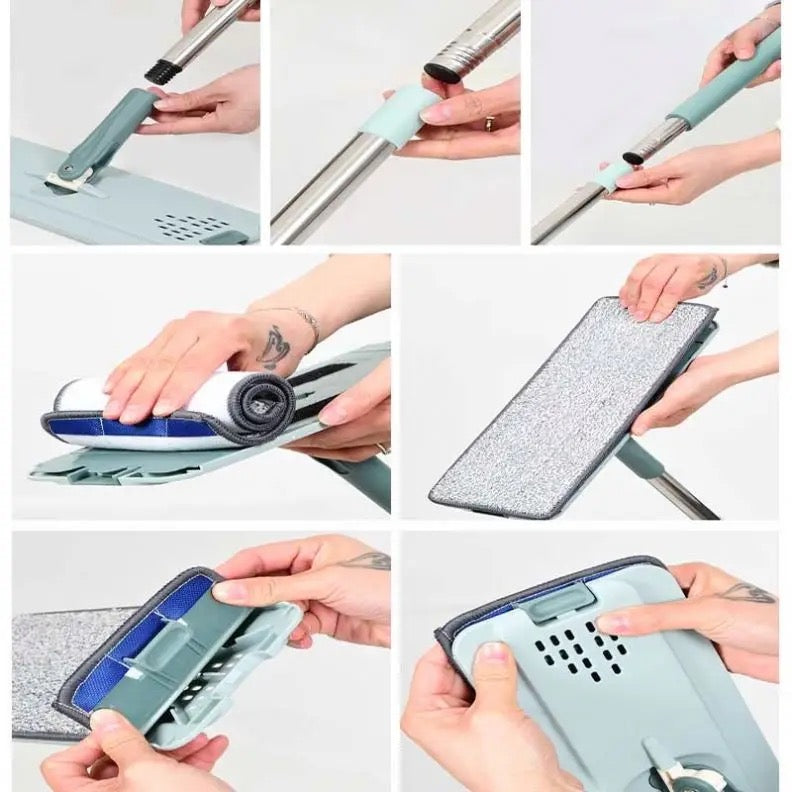 Flat Mop + Balde Lava y Seca