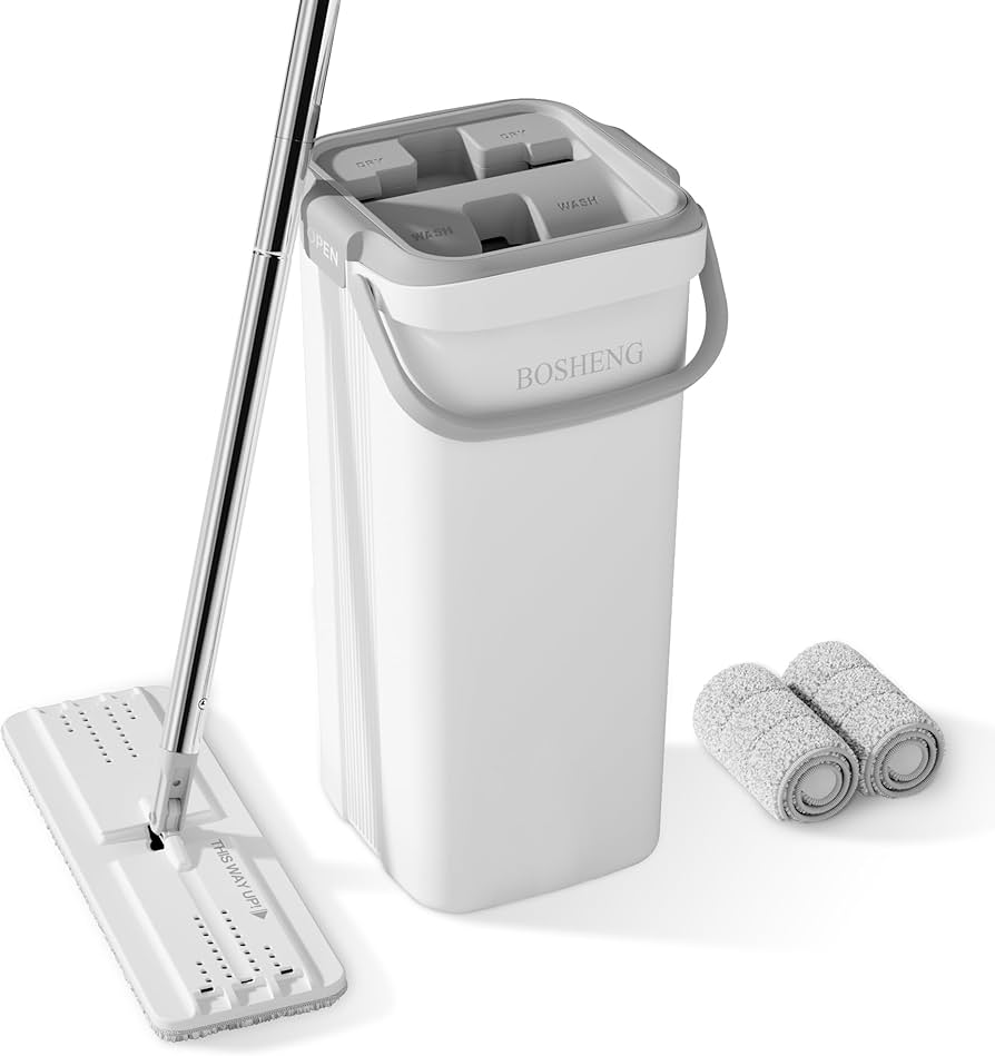 Flat Mop + Balde Lava y Seca