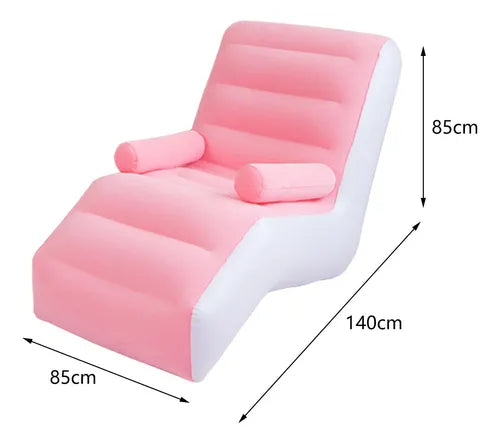 Sofá Inflable con Apoyabrazos