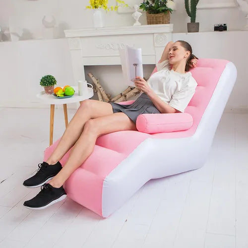 Sofá Inflable con Apoyabrazos