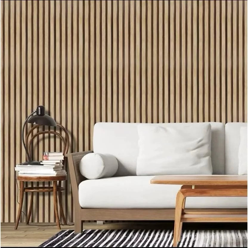 Papel Adhesivo Para Pared Ripado 3D