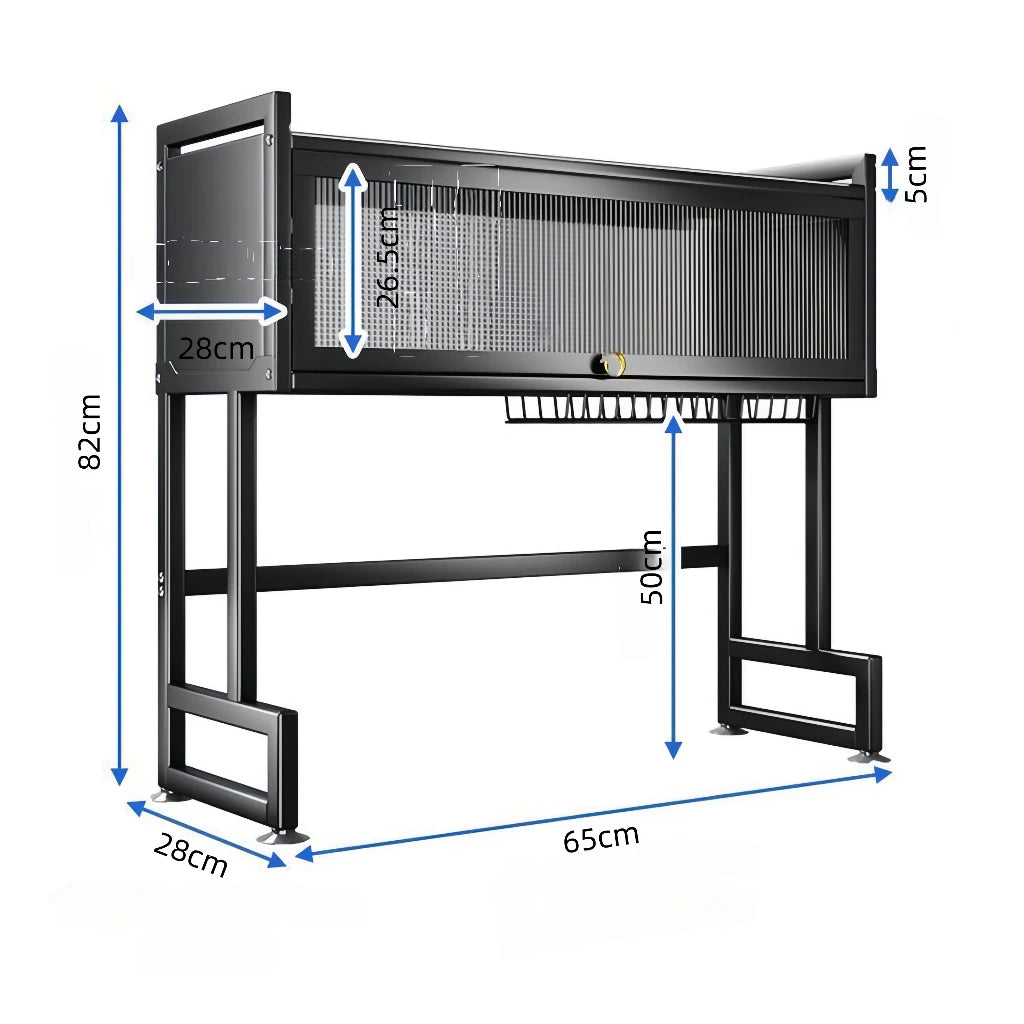 Escurridor Loza Con Tapa De 65 Cm