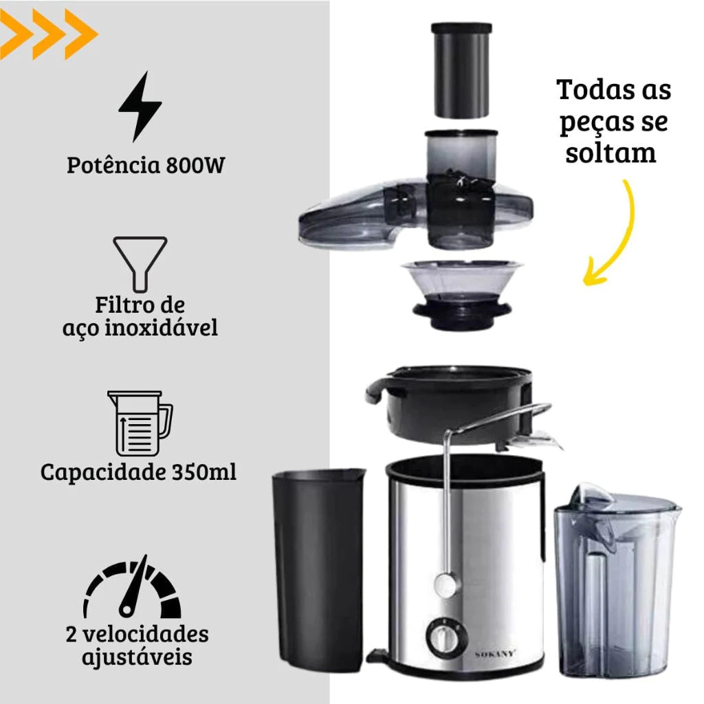 Extractor de Zumo Eléctrico Automático