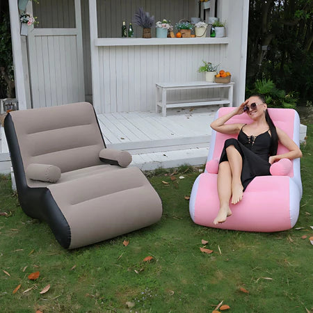 Sofá Inflable con Apoyabrazos
