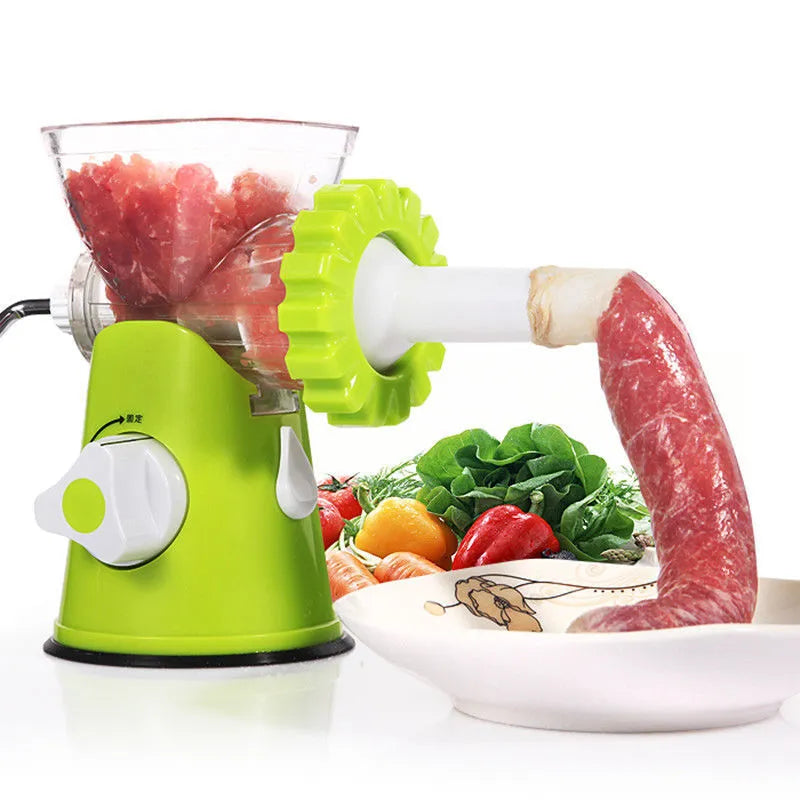 Molino de Carne Manual con Boquilla