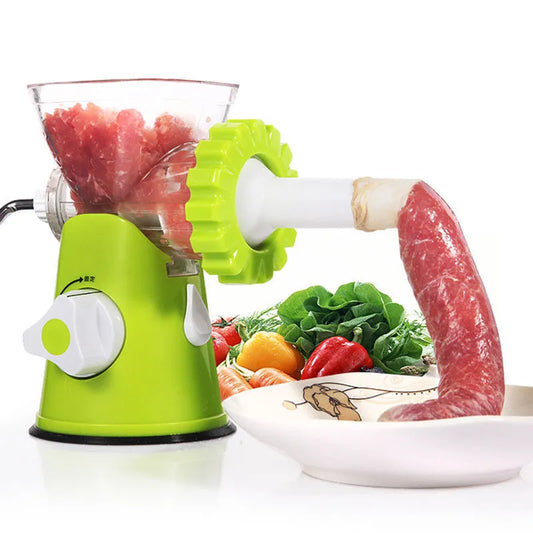 Molino de Carne Manual con Boquilla