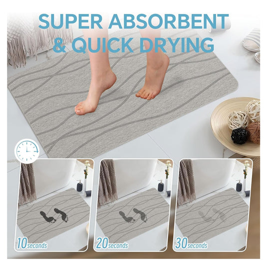 Tapete Absorbente de Piedra Diatomita