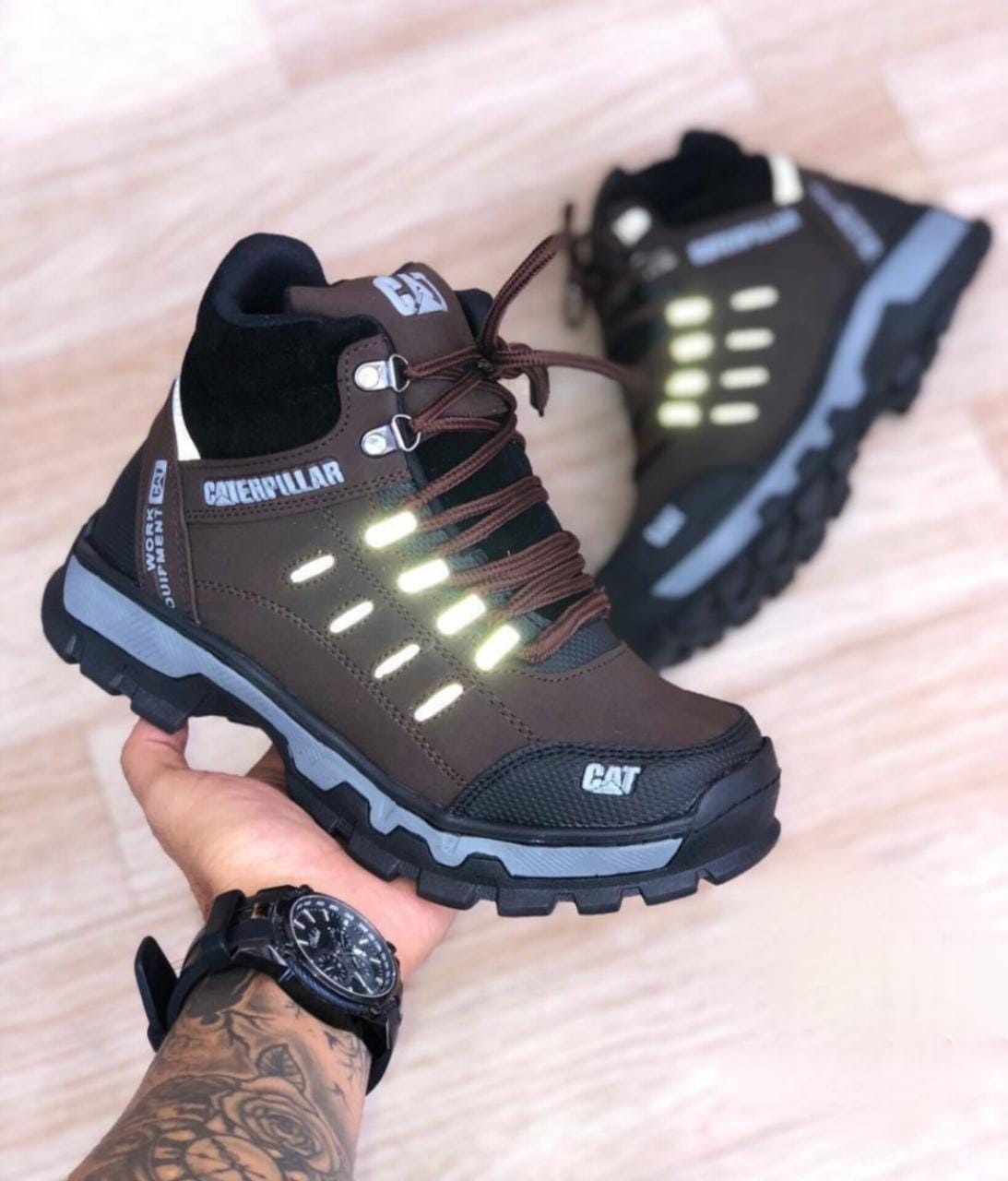 Bota Seguridad Cat Work Reflectiva