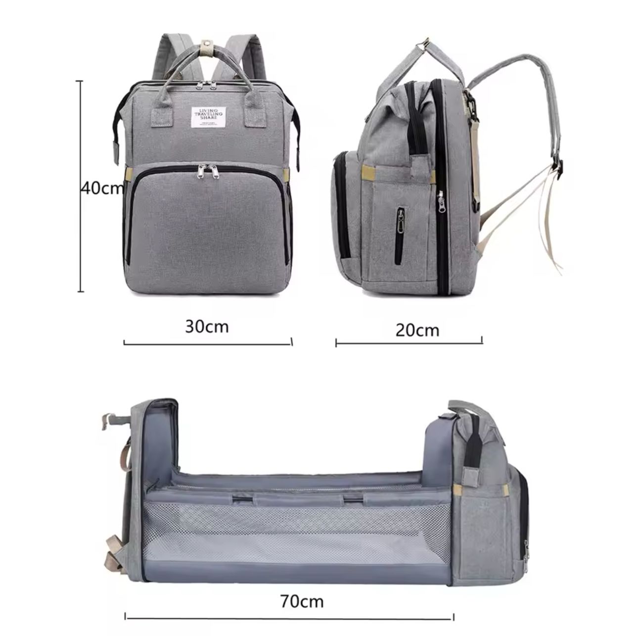 Mochila Maternidad Multifuncional Impermeable