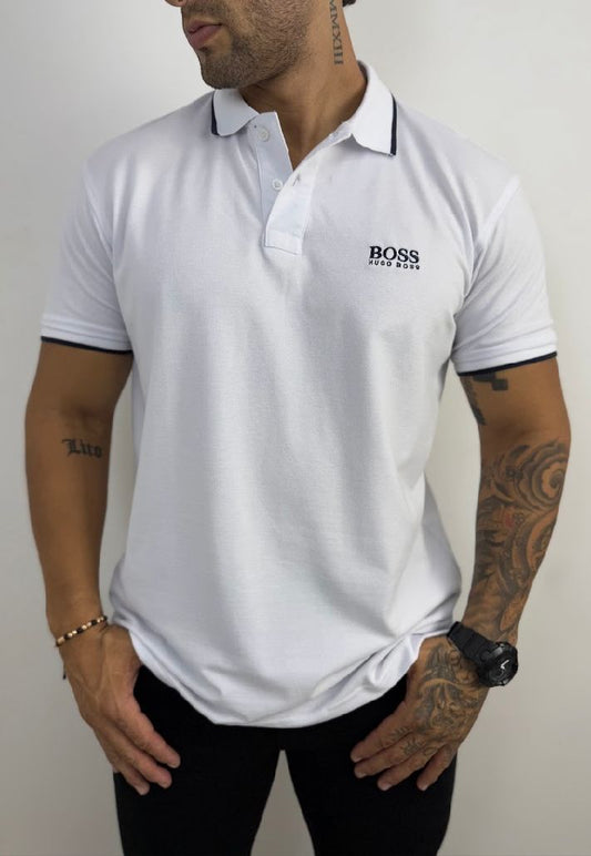 Camiseta Tipo Polo Hugo Boss Combinada