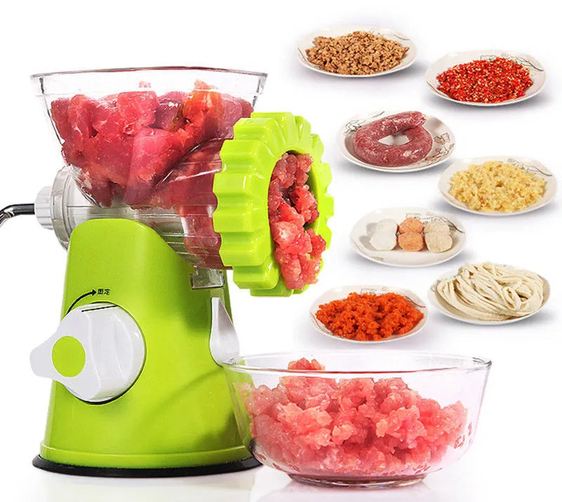 Molino de Carne Manual con Boquilla