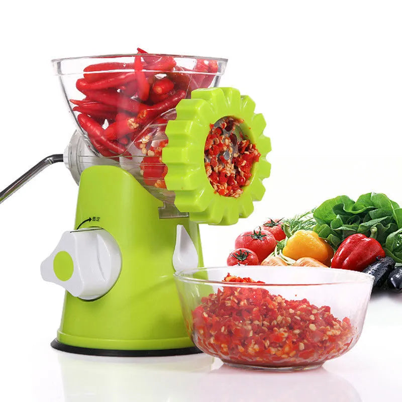 Molino de Carne Manual con Boquilla