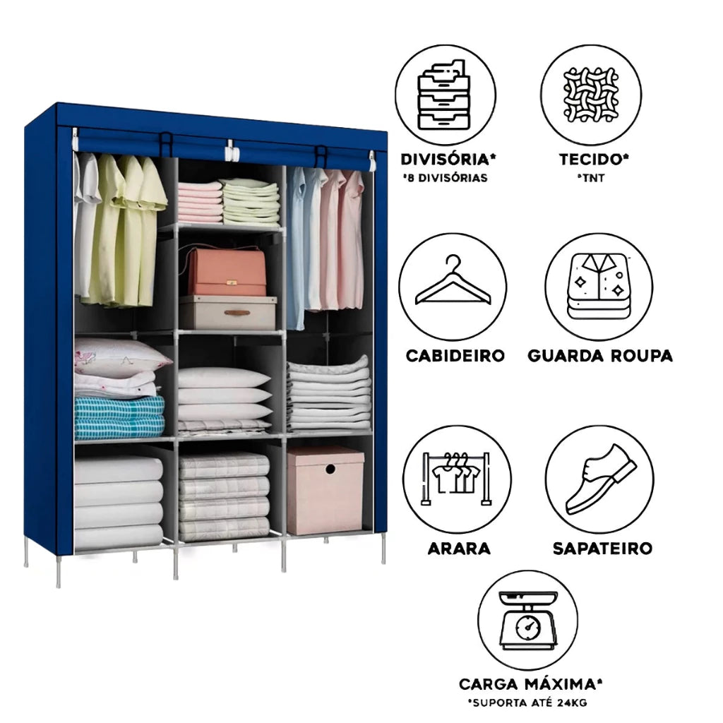 Organizador de ropa plegable