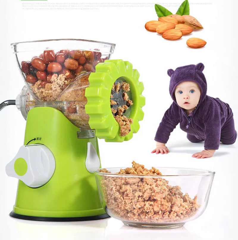 Molino de Carne Manual con Boquilla